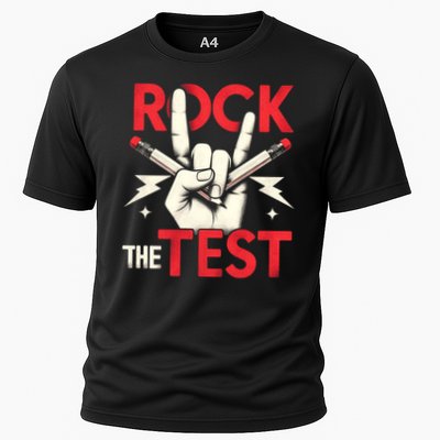 Testing Day Rock The Test Rock Music Teach.er Student Performance Shirt