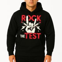 Testing Day Rock The Test Rock Music Teach.er Student Hoodie