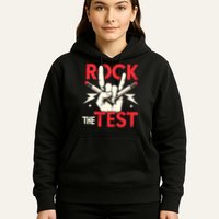 Testing Day Rock The Test Rock Music Teach.er Student Hoodie
