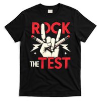 Testing Day Rock The Test Rock Music Teach.er Student T-Shirt