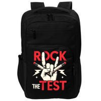 Testing Day Rock The Test Rock Music Teach.er Student Impact Tech Backpack