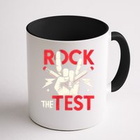 Testing Day Rock The Test Rock Music Teach.er Student Mug