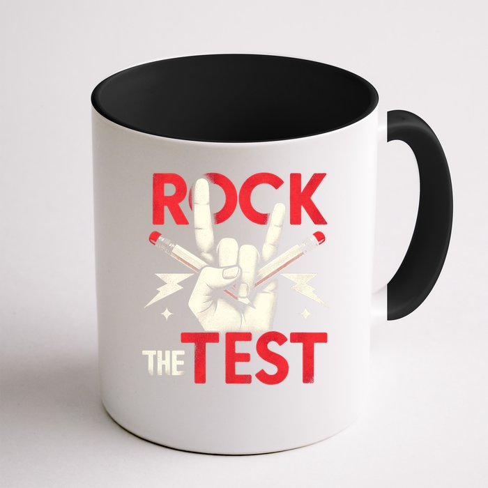 Testing Day Rock The Test Rock Music Teach.er Student Mug