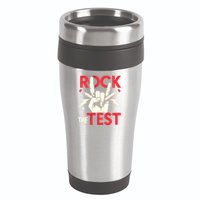 Testing Day Rock The Test Rock Music Teach.er Student 16oz Travel Tumbler