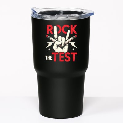 Testing Day Rock The Test Rock Music Teach.er Student Tumbler