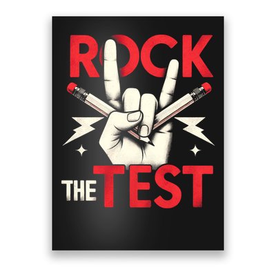 Testing Day Rock The Test Rock Music Teach.er Student Poster