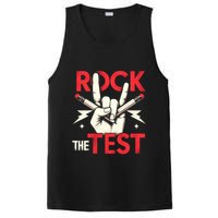 Testing Day Rock The Test Rock Music Teach.er Student PosiCharge Competitor Tank