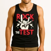 Testing Day Rock The Test Rock Music Teach.er Student Tank Top