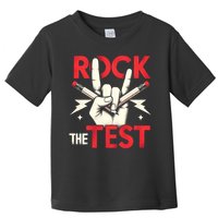 Testing Day Rock The Test Rock Music Teach.er Student Toddler T-Shirt