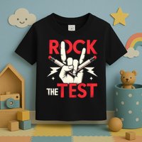 Testing Day Rock The Test Rock Music Teach.er Student Toddler T-Shirt