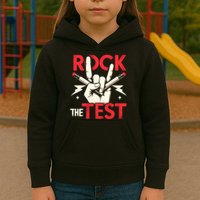 Testing Day Rock The Test Rock Music Teach.er Student Kids Hoodie