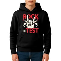 Testing Day Rock The Test Rock Music Teach.er Student Kids Hoodie
