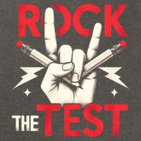 Testing Day Rock The Test Rock Music Teach.er Student Cotton Canvas Backpack