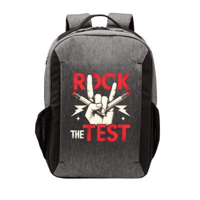 Testing Day Rock The Test Rock Music Teach.er Student Vector Backpack