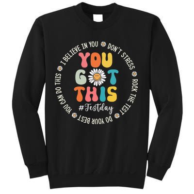 Test Day Rock The Test Teacher Testing Day You Got This Sweatshirt