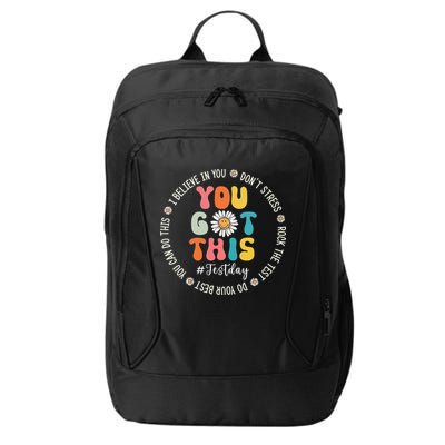Test Day Rock The Test Teacher Testing Day You Got This City Backpack