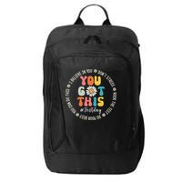 Test Day Rock The Test Teacher Testing Day You Got This City Backpack