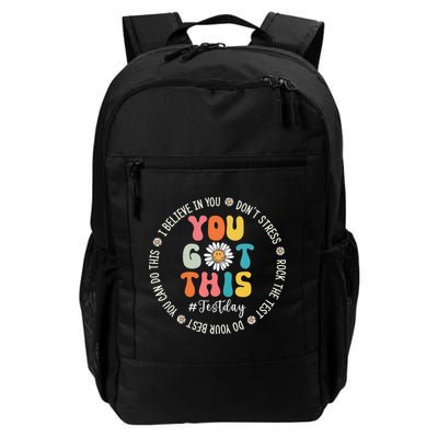 Test Day Rock The Test Teacher Testing Day You Got This Backpack