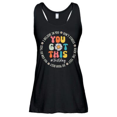 Test Day Rock The Test Teacher Testing Day You Got This Ladies Essential Flowy Tank