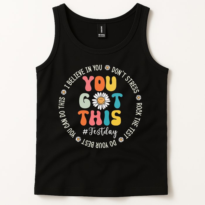 Test Day Rock The Test Teacher Testing Day You Got This Tank Top