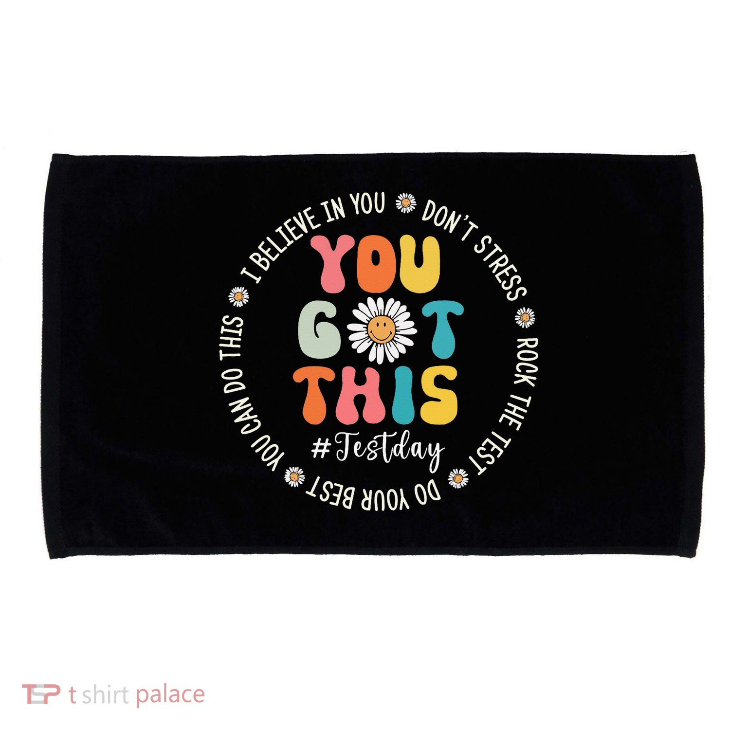 Test Day Rock The Test Teacher Testing Day You Got This Microfiber Hand Towel