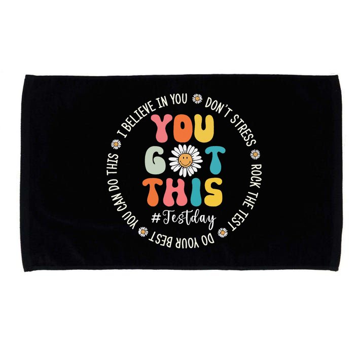 Test Day Rock The Test Teacher Testing Day You Got This Microfiber Hand Towel