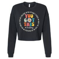 Test Day Rock The Test Teacher Testing Day You Got This Cropped Pullover Crew