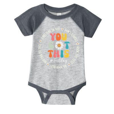 Test Day Rock The Test Teacher Testing Day You Got This Infant Baby Jersey Bodysuit