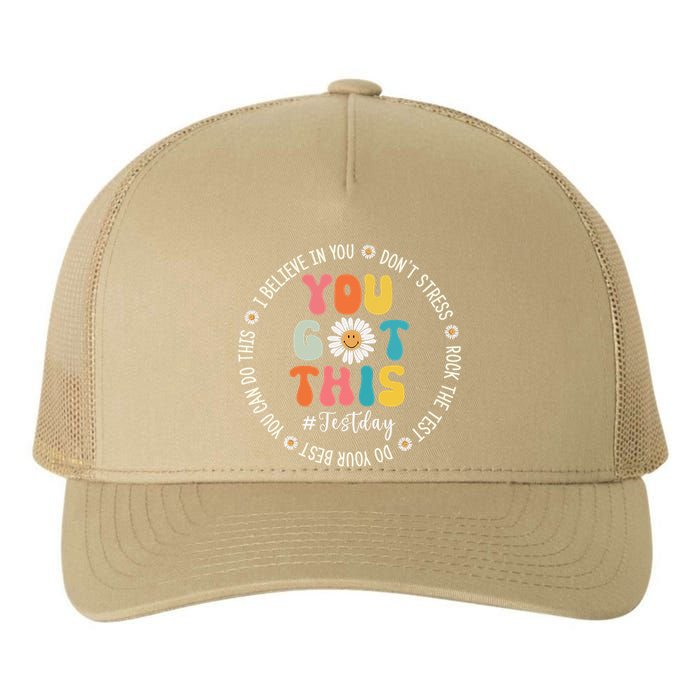 Test Day Rock The Test Teacher Testing Day You Got This Yupoong Adult 5-Panel Trucker Hat