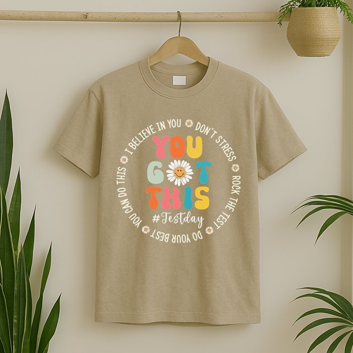 Test Day Rock The Test Teacher Testing Day You Got This T-Shirt