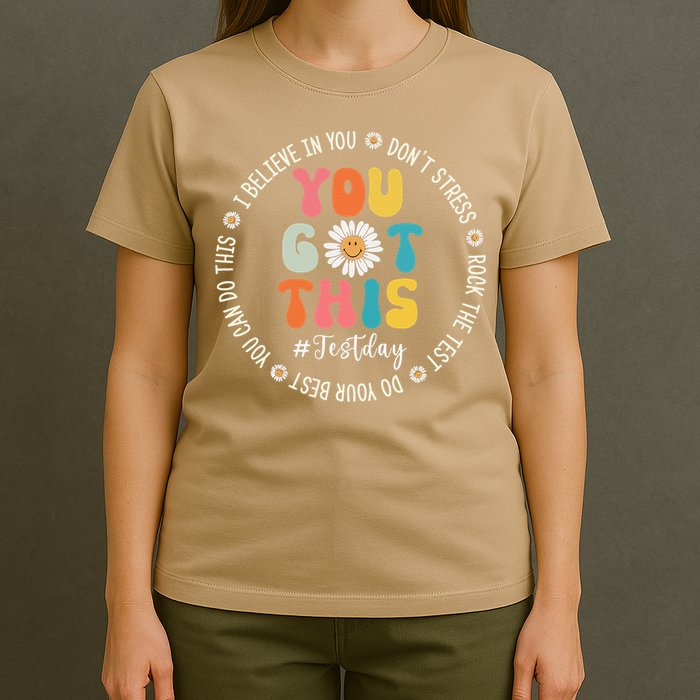 Test Day Rock The Test Teacher Testing Day You Got This T-Shirt