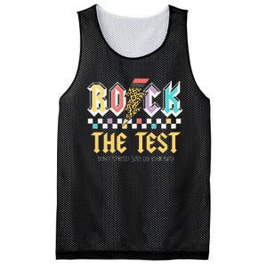 Test Day Rock The Test Dont Stress Just Do Your Best Student Mesh Reversible Basketball Jersey Tank