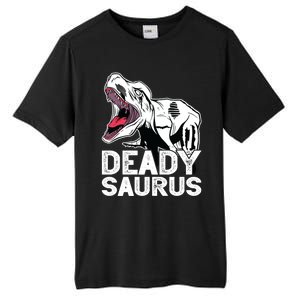 T Deadysaurus Rex Bones Daddy Saurus Halloween Dinosaur Great Gift Tall Fusion ChromaSoft Performance T-Shirt