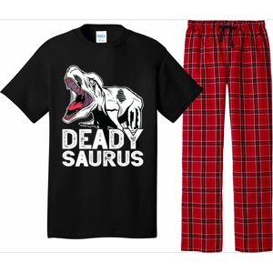 T Deadysaurus Rex Bones Daddy Saurus Halloween Dinosaur Great Gift Pajama Set