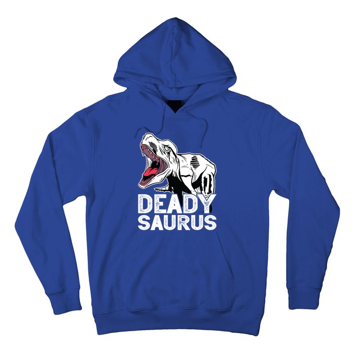 T Deadysaurus Rex Bones Daddy Saurus Halloween Dinosaur Great Gift Hoodie