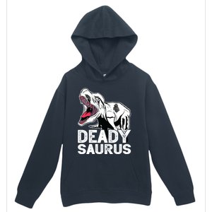 T Deadysaurus Rex Bones Daddy Saurus Halloween Dinosaur Great Gift Urban Pullover Hoodie