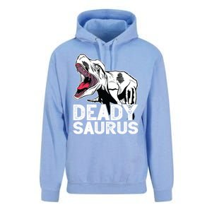 T Deadysaurus Rex Bones Daddy Saurus Halloween Dinosaur Great Gift Unisex Surf Hoodie