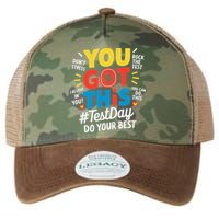 Test Day Rock The Test You Got This Teacher Test Testing Legacy Tie Dye Trucker Hat
