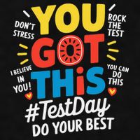 Test Day Rock The Test You Got This Teacher Test Testing Ladies PosiCharge Tri-Blend Wicking Tank