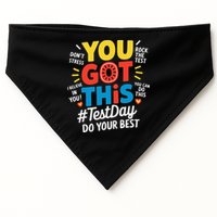 Test Day Rock The Test You Got This Teacher Test Testing USA-Made Doggie Bandana