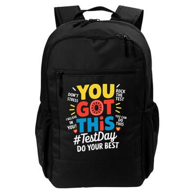 Test Day Rock The Test You Got This Teacher Test Testing Backpack