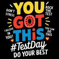 Test Day Rock The Test You Got This Teacher Test Testing 7-Panel Snapback Hat
