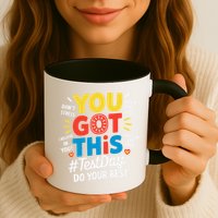 Test Day Rock The Test You Got This Teacher Test Testing Mug