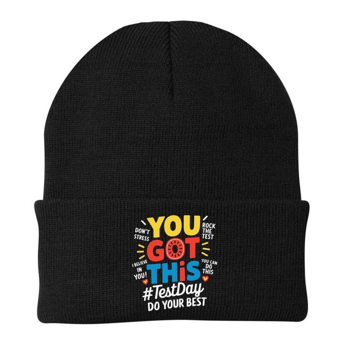 Test Day Rock The Test You Got This Teacher Test Testing Beanie