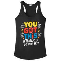 Test Day Rock The Test You Got This Teacher Test Testing Ladies PosiCharge Competitor Racerback Tank