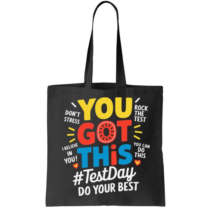 Test Day Rock The Test You Got This Teacher Test Testing Bag