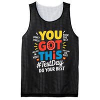 Test Day Rock The Test You Got This Teacher Test Testing Mesh Reversible Basketball Jersey Tank