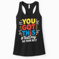 Test Day Rock The Test You Got This Teacher Test Testing Womens Tank Top