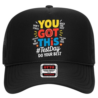 Test Day Rock The Test You Got This Teacher Test Testing Trucker Hat