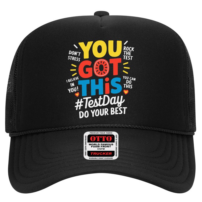 Test Day Rock The Test You Got This Teacher Test Testing Trucker Hat
